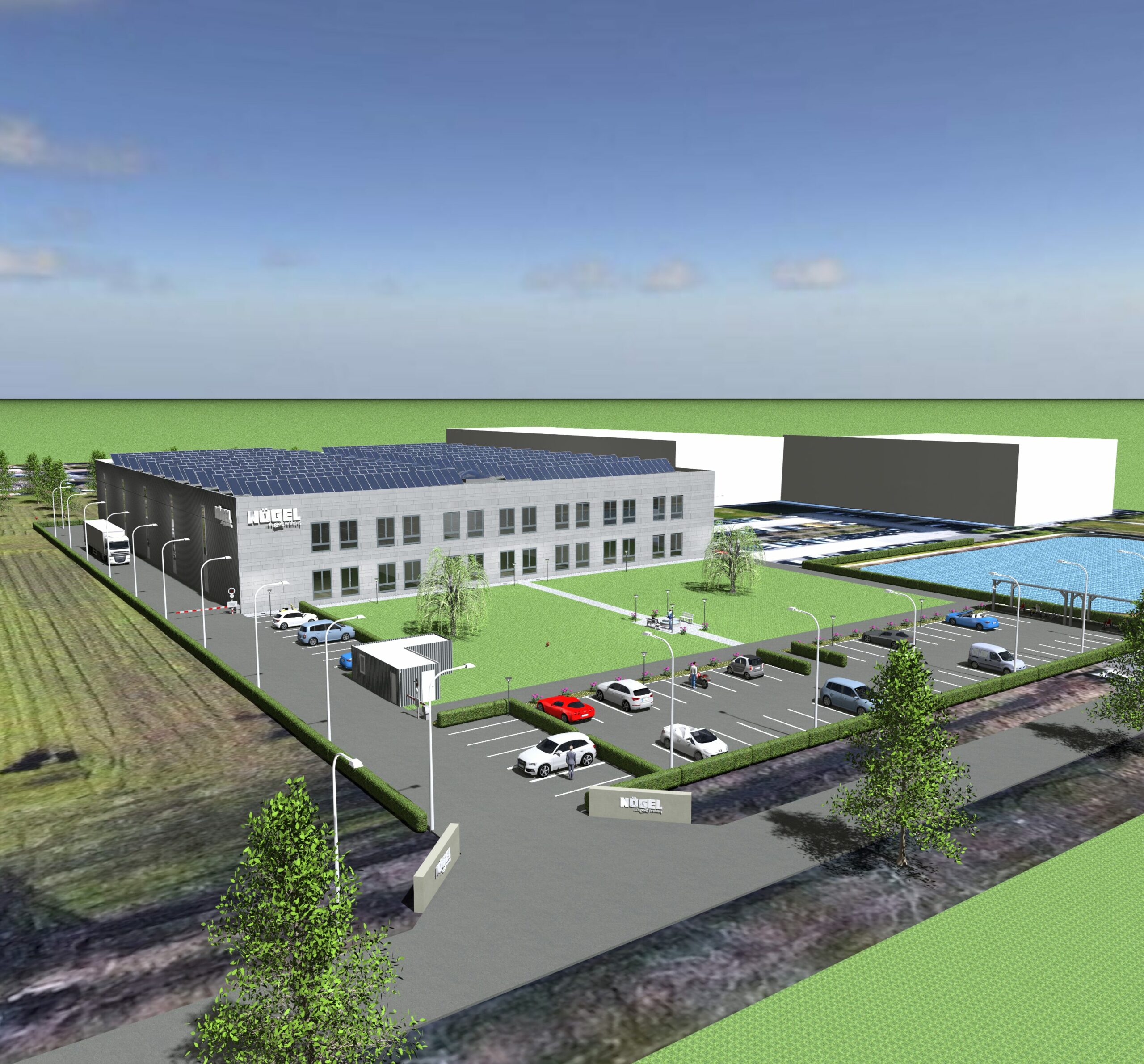 Start of construction for three new production halls with integrated office